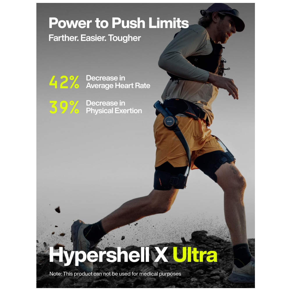 Exoesqueleto Hypershell X Ultra 1000W 30 km por Carga 12 Modos IA Certificado SGS